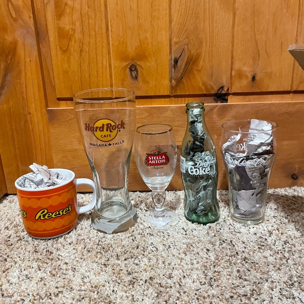 Random sets of glass stuff